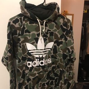Adidas Duck Camo Hoodie size large